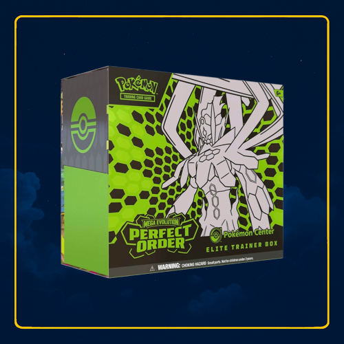 Pokémon Mega Evolution Perfect Order Elite Trainer Box PRE-ORDER (LIMIT 1 PER ORDER, PER HOUSEHOLD)