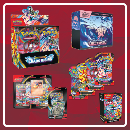 Pokémon Mega Evolution Chaos Rising Ultimate Collectors Bundle PRE-ORDER (LIMIT 1 PER ORDER, PER HOUSEHOLD)