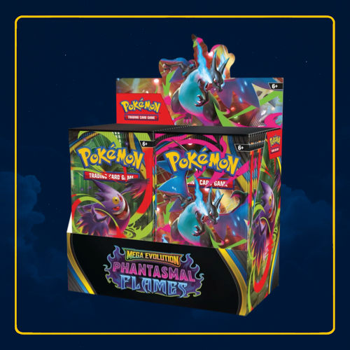 Pokémon Mega Evolution Phantasmal Flames Booster Box Pre-Order (LIMIT 1 PER ORDER, PER HOUSEHOLD)