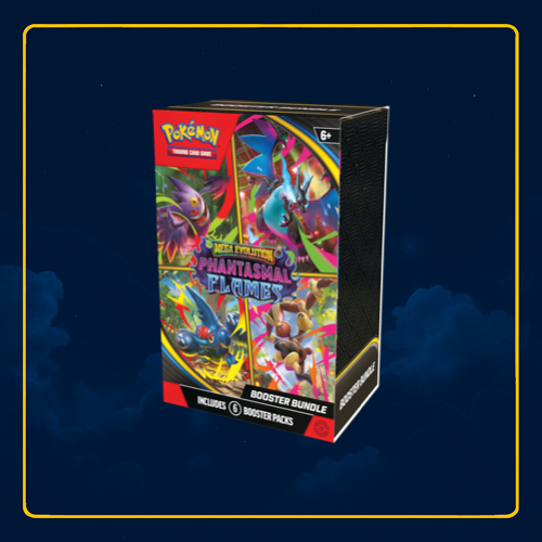 Pokémon Mega Evolution Phantasmal Flames Booster Bundle Pre-Order (LIMIT 2 PER ORDER, PER HOUSEHOLD)