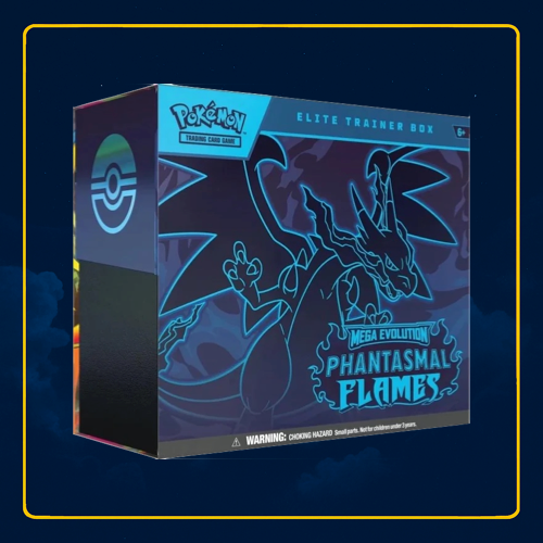 Pokémon Mega Evolution Phantasmal Flames Elite Trainer Box (LIMIT 1 PER ORDER, PER HOUSEHOLD)