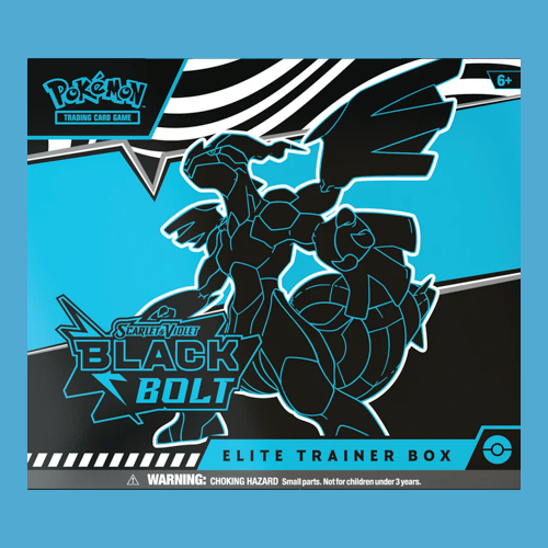 Pokémon Black Bolt Elite Trainer Box English Pre-Order (Limit 1 per person, per order)
