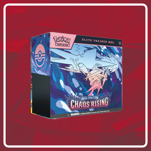 Pokémon Mega Evolution Chaos Rising Elite Trainer Box PRE-ORDER (LIMIT 1 PER ORDER, PER HOUSEHOLD)