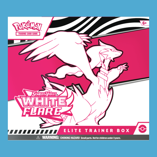 Pokémon White Flare Elite Trainer Box English Pre-Order (Limit 1 per person, per order)